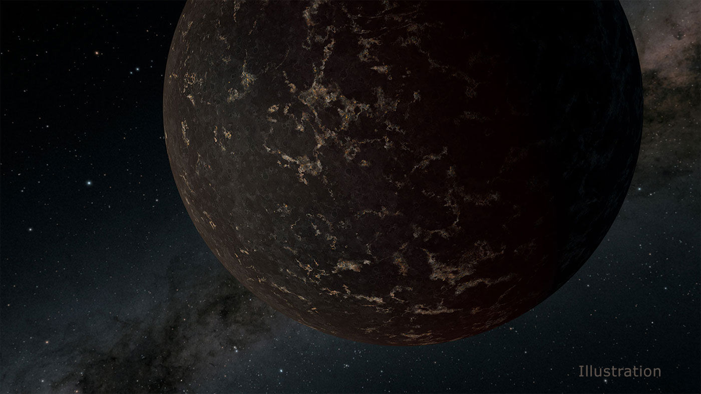 Астрономы обнаружили необычную каменистую планету, лишенную атмосферы