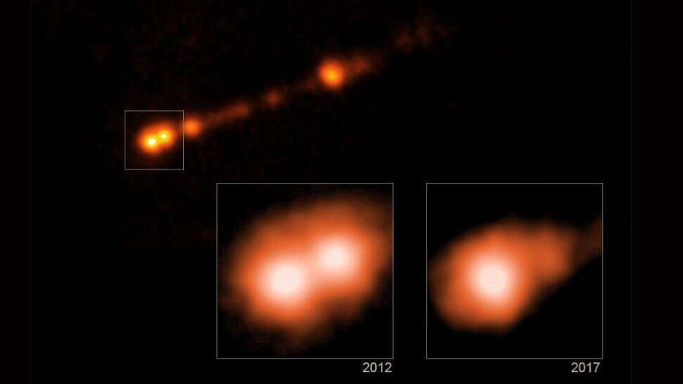 Джеты известной черной дыры движутся со скоростью 99 процентов от скорости  света
