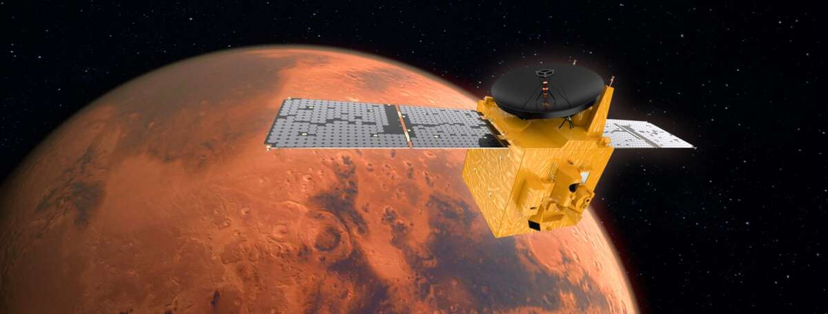 Орбитальный аппарат ОАЭ «Надежда» вышел на орбиту Марса