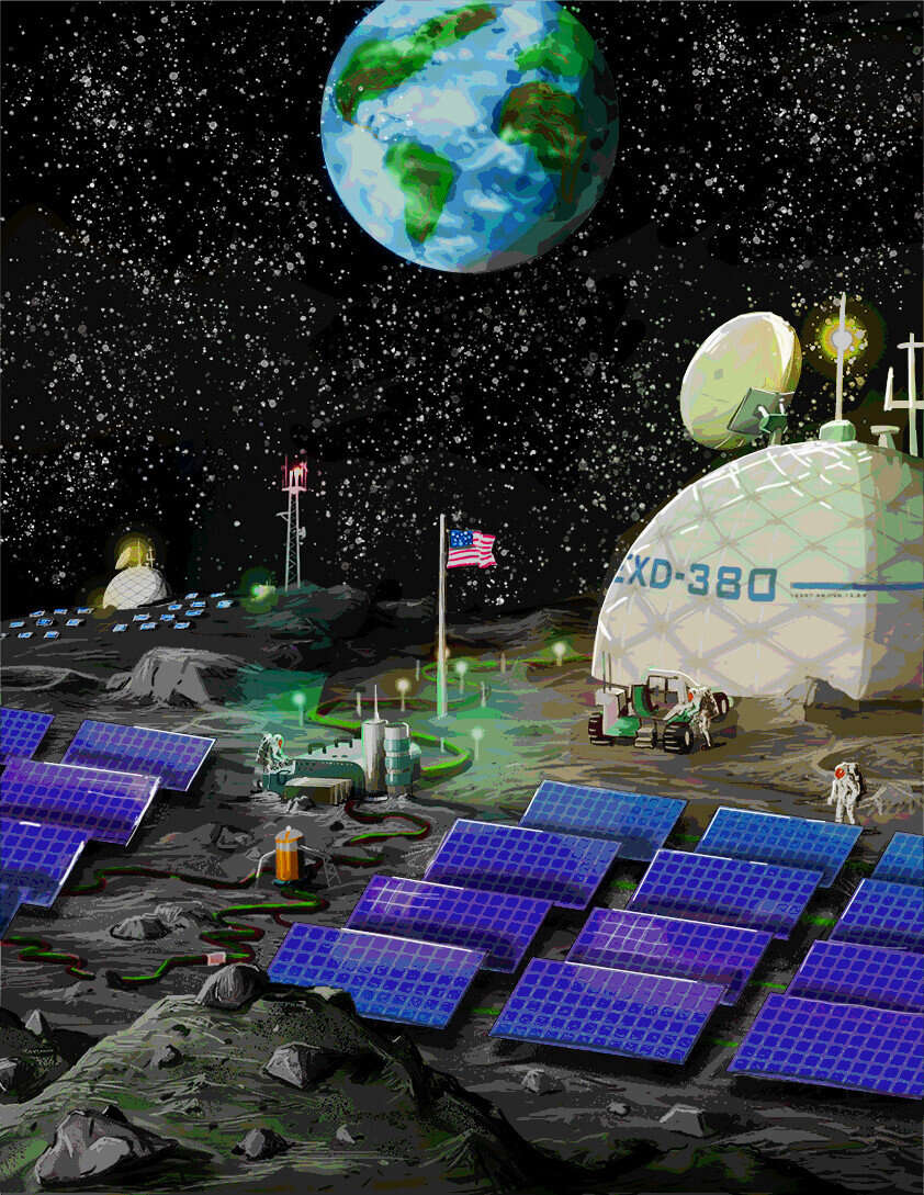 НАСА с партнерами разрабатывает системы обеспечения электроэнергией будущих лунных баз